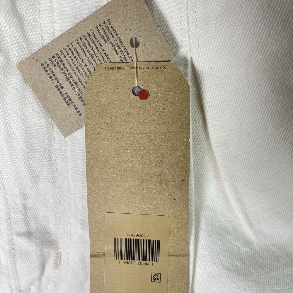Levi's High Waisted Mom Shorts Women’s Size 30 Clean Sweep Ivory Y2K MSRP $49 - Picture 8 of 10